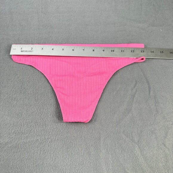 Steve Madden Women's Size Medium Panty Thong Seamless Ribbed Pink NWOT - Picture 4 of 6